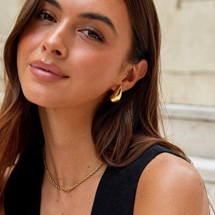 AME GOLD DROP EARRINGS