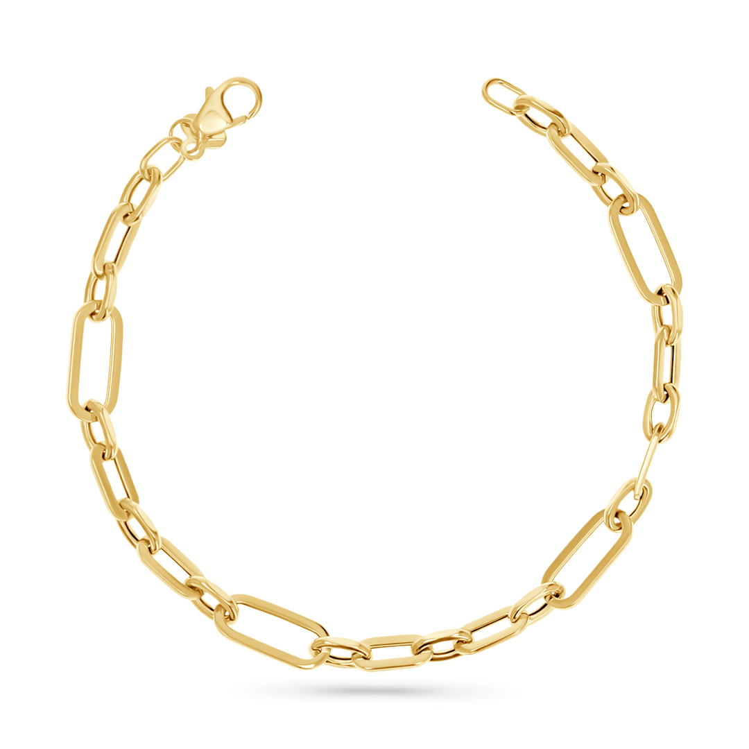Silberne Goldfäden Ring