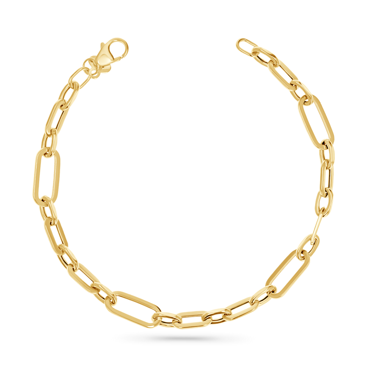 Silberne Goldfäden Ring