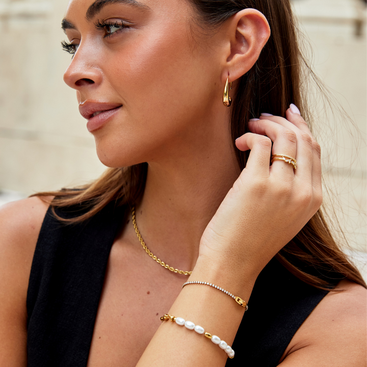 NIYAH CRYSTAL GOLD BRACELET