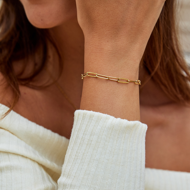 CLIP GOLD BRACELET