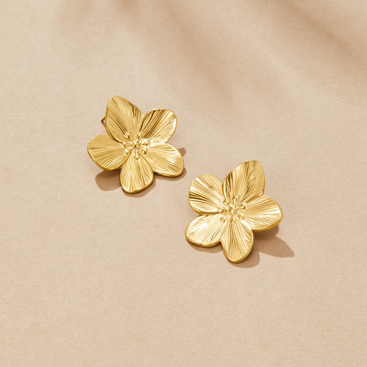 GOLD BLOSSOM EARRINGS