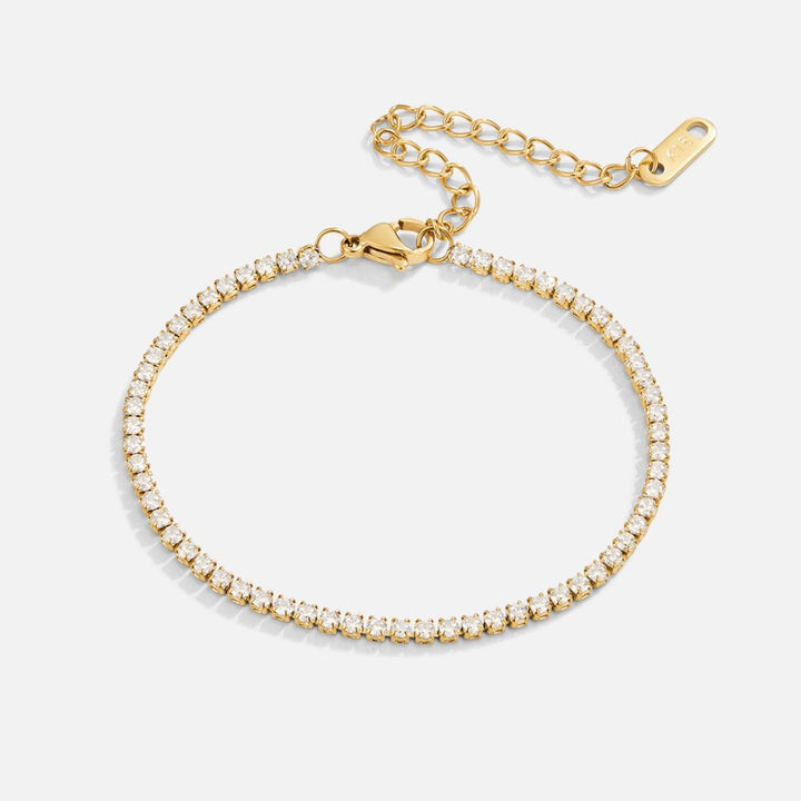 CORDELIA GOLD TENNIS BRACELET