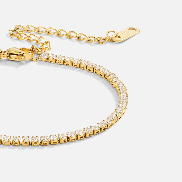 CORDELIA GOLD TENNIS BRACELET
