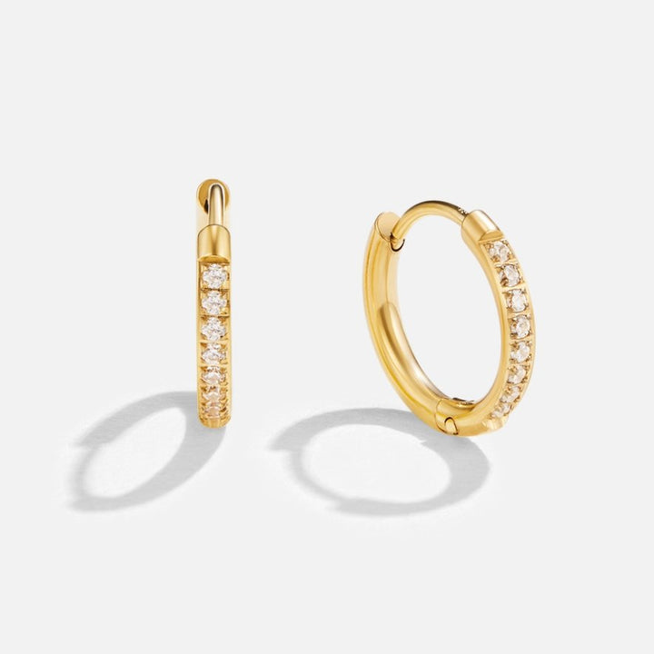 ETERNAL CRYSTAL HOOP EARRINGS