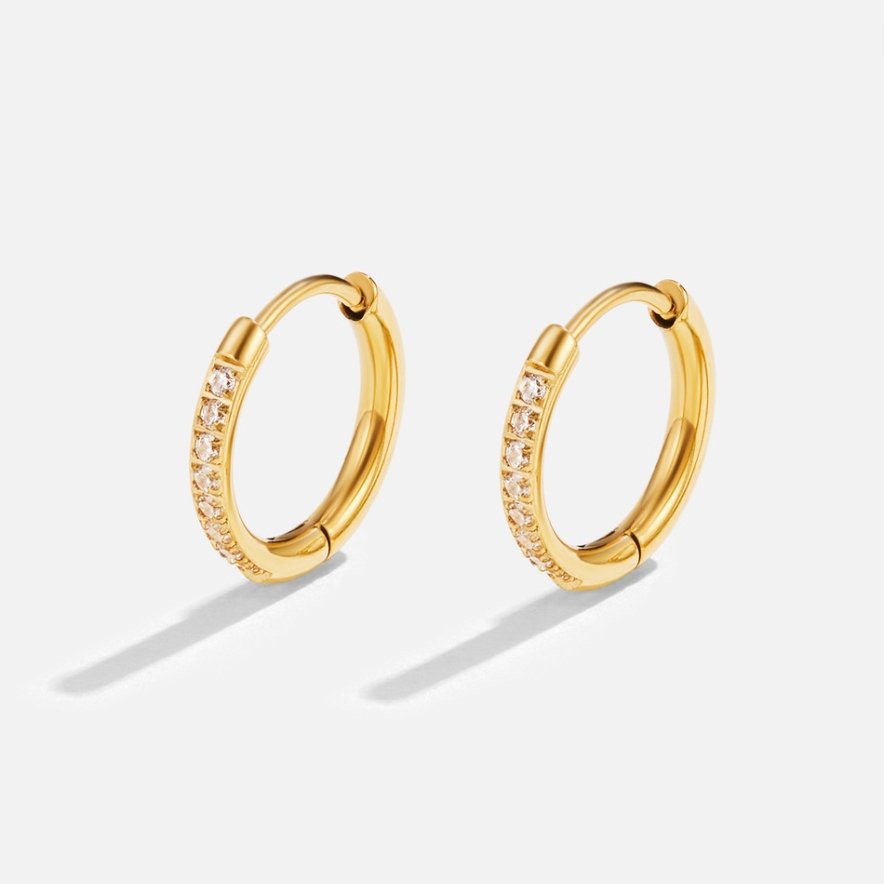 ETERNAL CRYSTAL HOOP EARRINGS