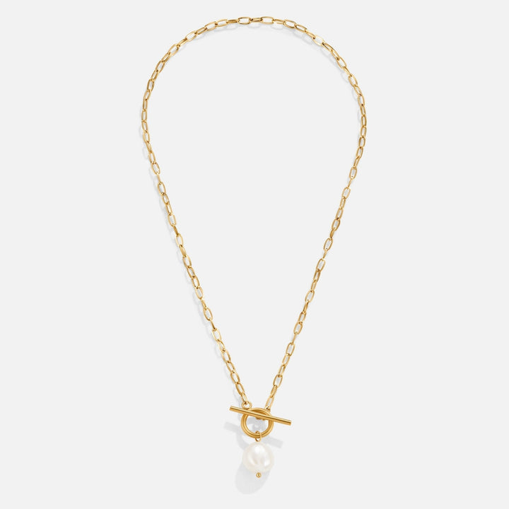 Eva Süßwasserperlen Goldkette
