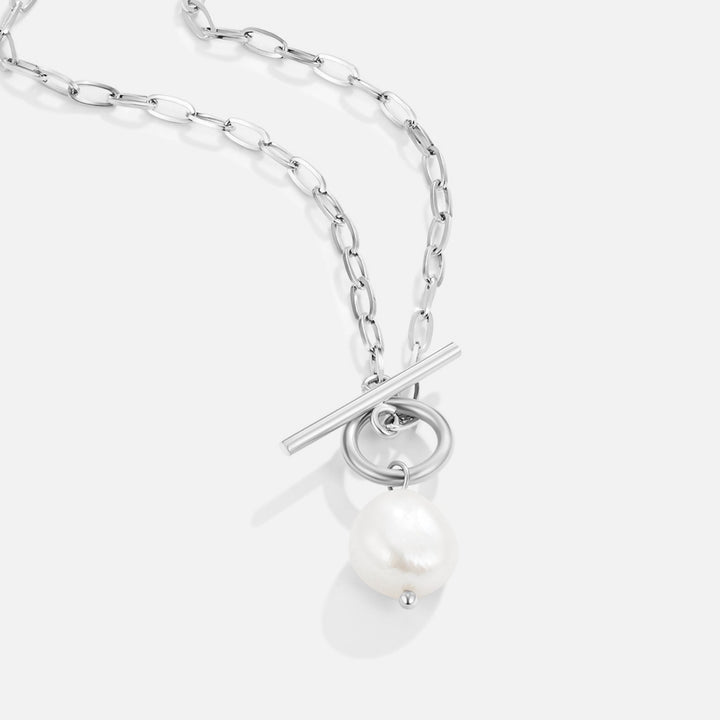 EVA FRESHWATER PEARL SILVER NECKLACE