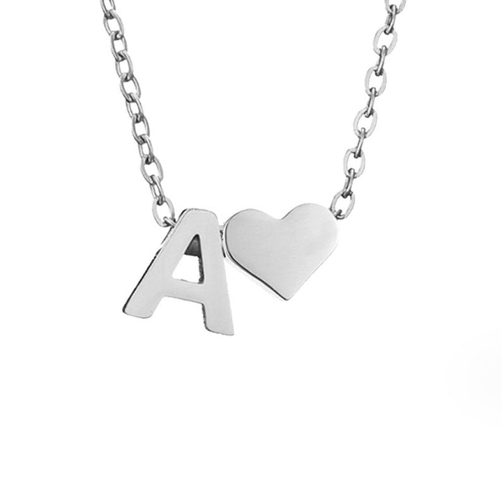 ETERNAL LOVE LETTER SILVER NECKLACE
