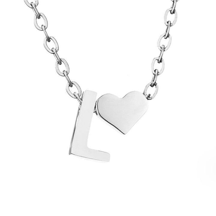 ETERNAL LOVE LETTER SILVER NECKLACE