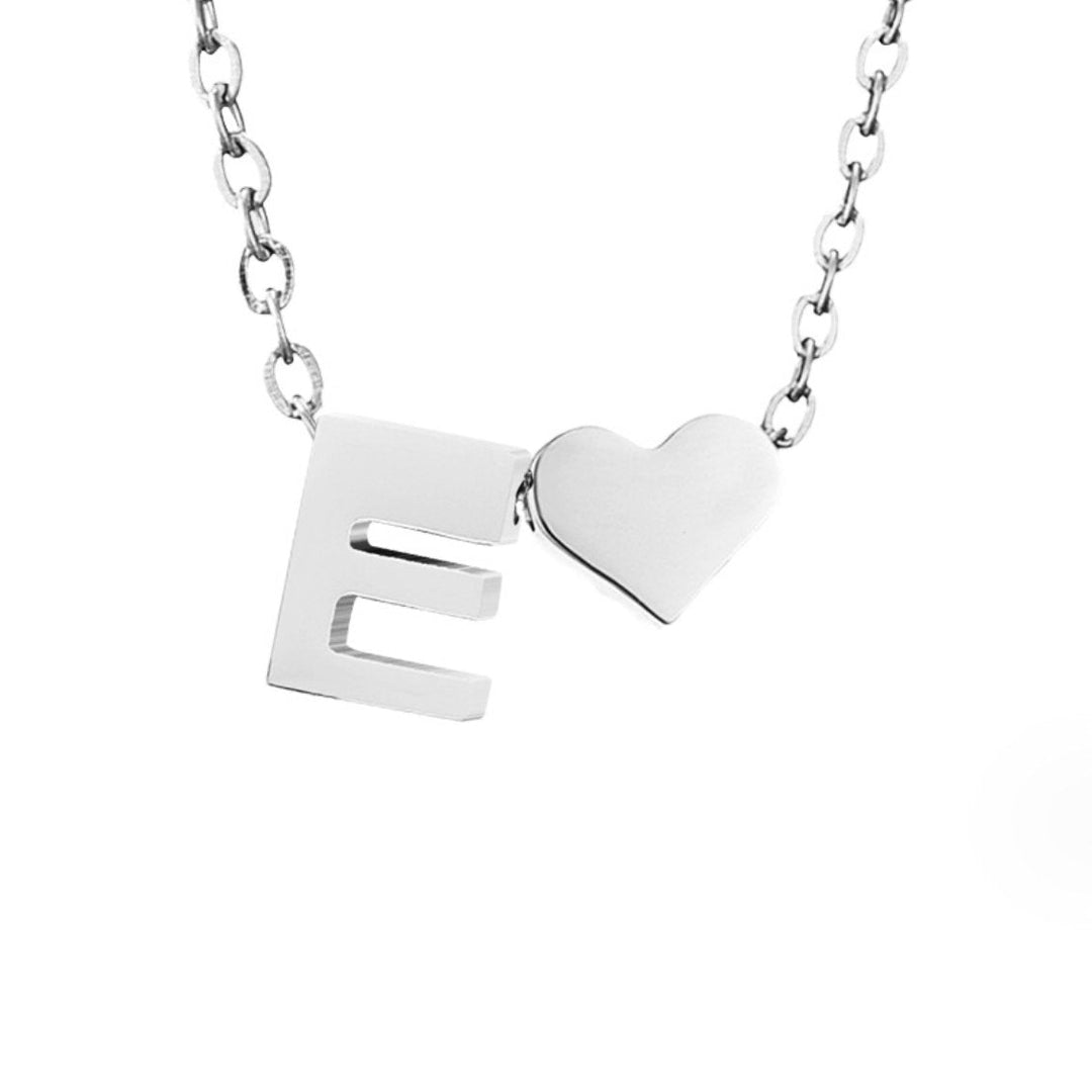 ETERNAL LOVE LETTER SILVER NECKLACE