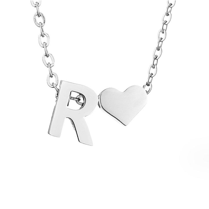 ETERNAL LOVE LETTER SILVER NECKLACE