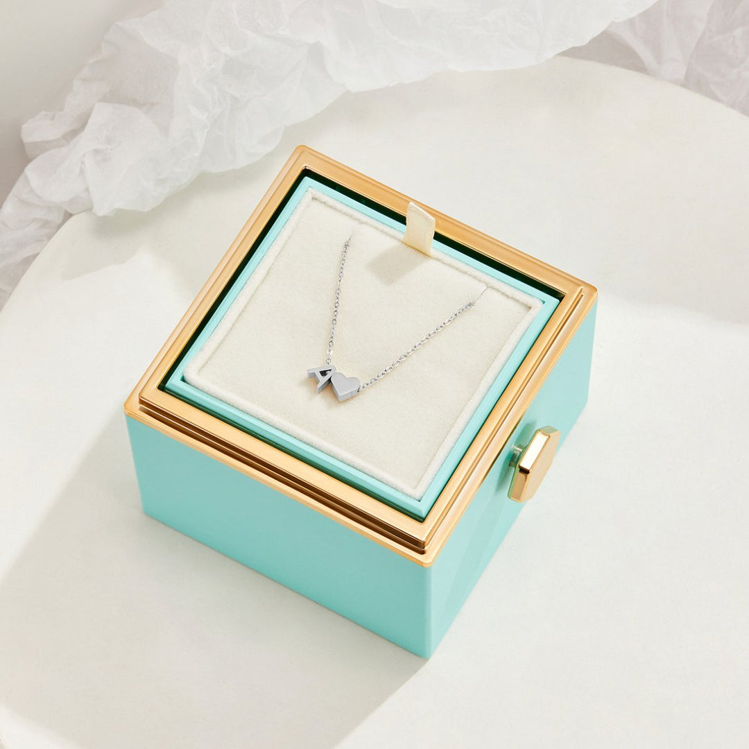 ETERNAL LOVE LETTER SILVER NECKLACE