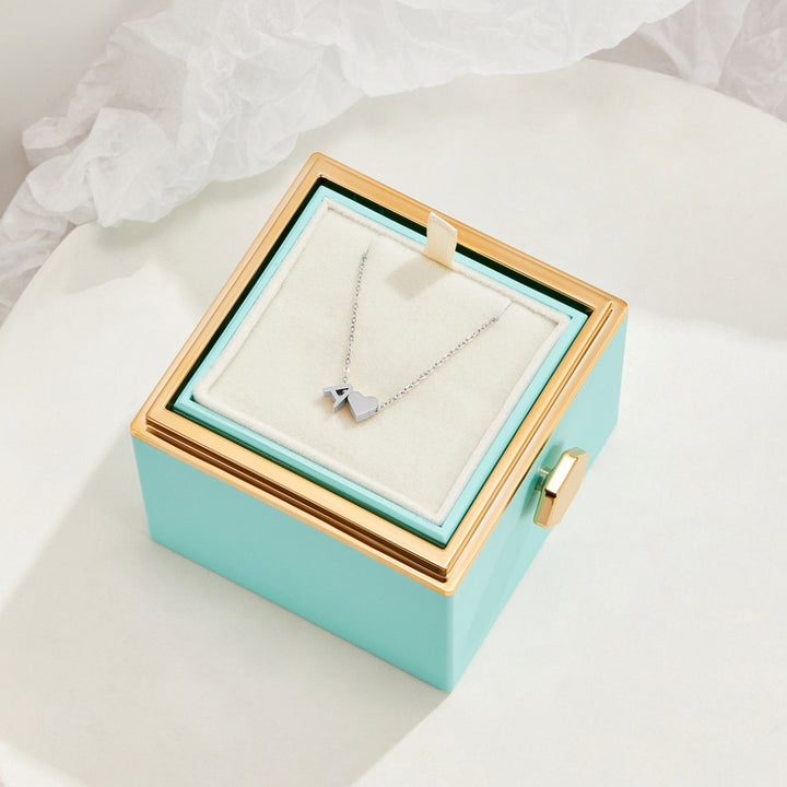 ETERNAL LOVE LETTER SILVER NECKLACE