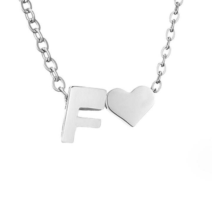 ETERNAL LOVE LETTER SILVER NECKLACE