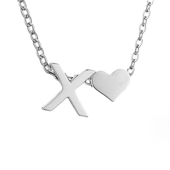ETERNAL LOVE LETTER SILVER NECKLACE