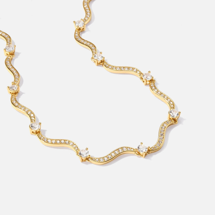FREYA CRYSTAL WAVE NECKLACE