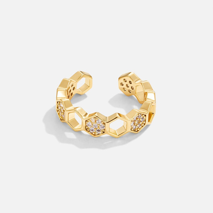 BEE – GOLD & CRYSTAL RING