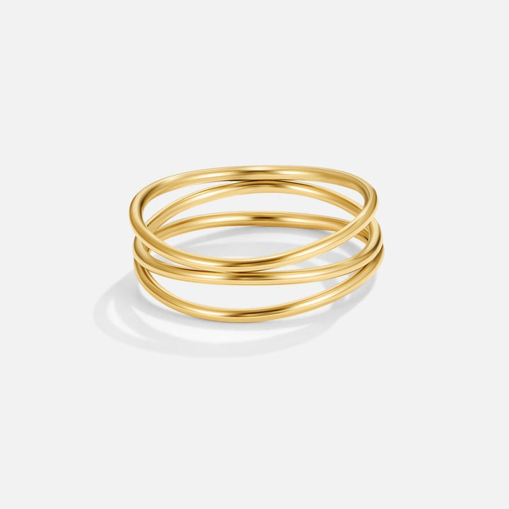 INFINITY LOOP – GOLD RING