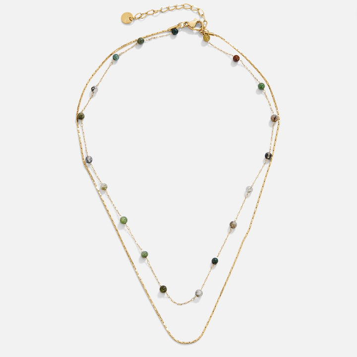 ALANA GOLD &amp; STONE LAYERED NECKLACE