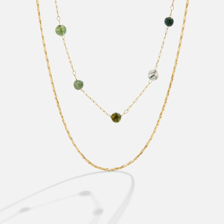 ALANA GOLD &amp; STONE LAYERED NECKLACE