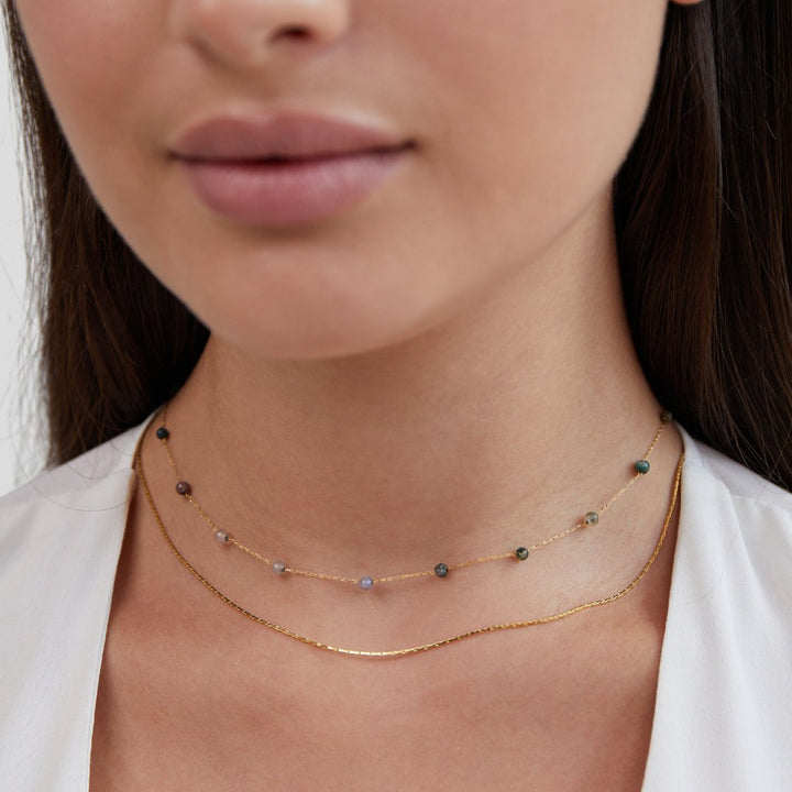 ALANA GOLD &amp; STONE LAYERED NECKLACE