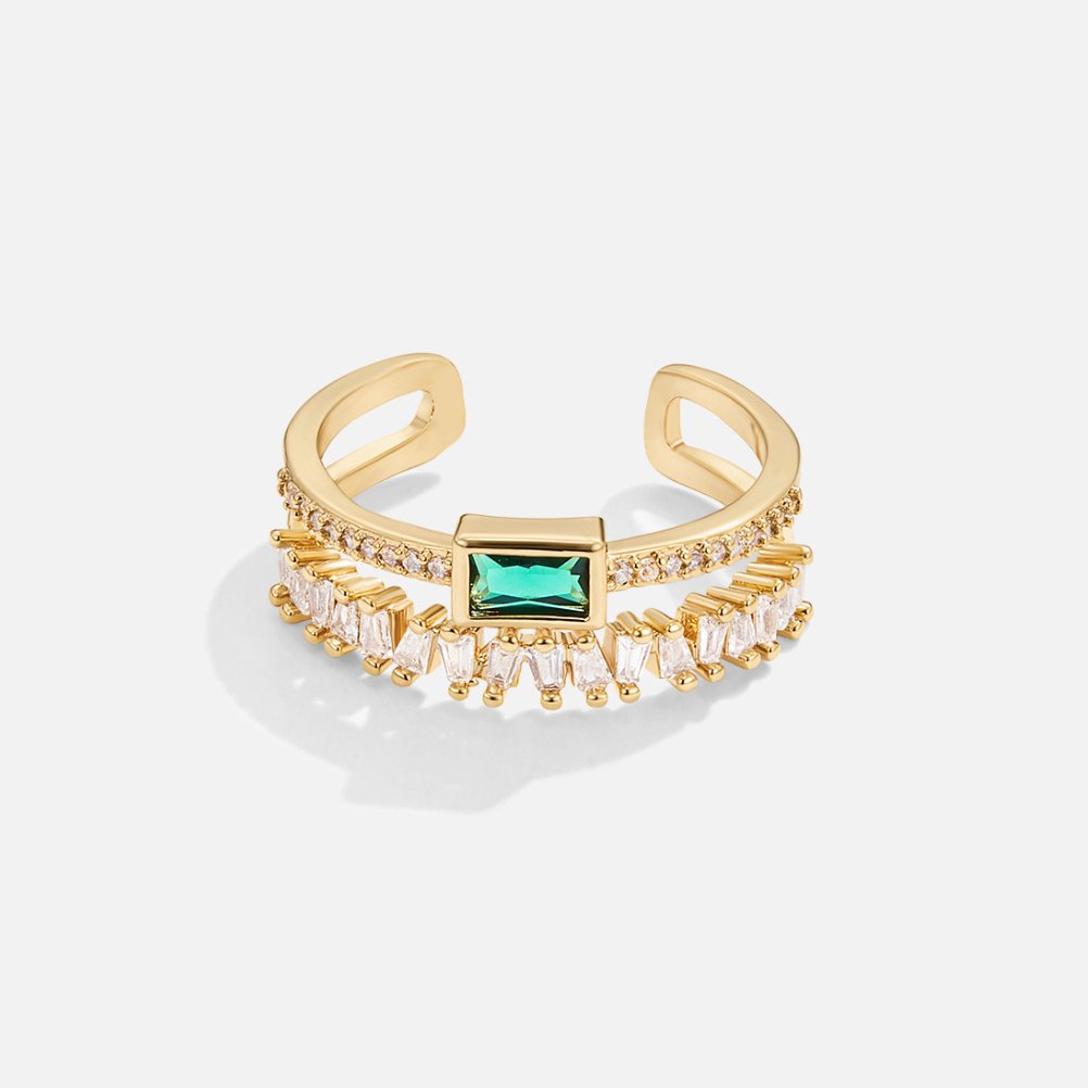 BLISS – LAYERED CRYSTAL RING