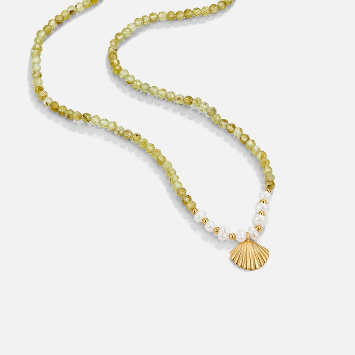 LUCA PEARL &amp; SHELL NECKLACE