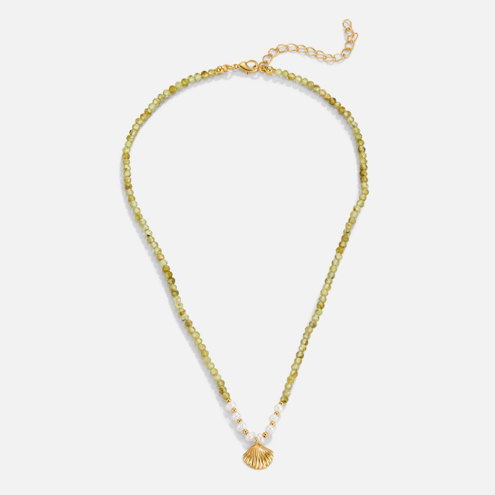 LUCA PEARL &amp; SHELL NECKLACE