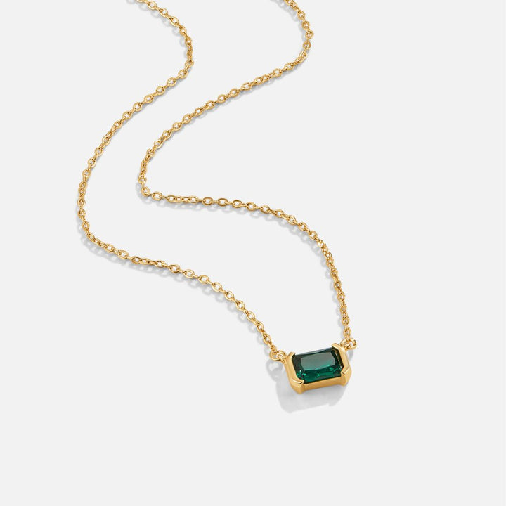 MONI GREEN EMERALD NECKLACE