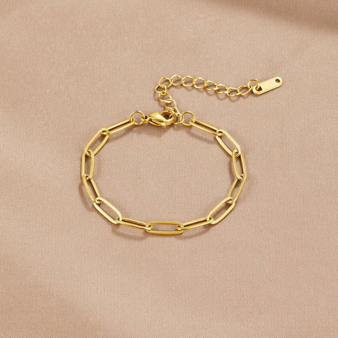 CLIP GOLD BRACELET