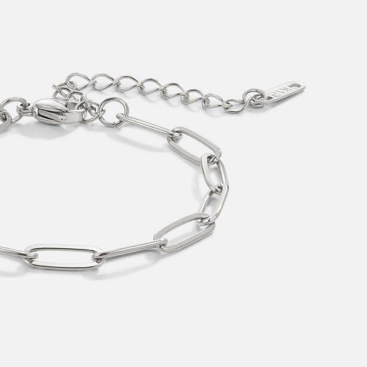PAPERCLIP SILVER BRACELET