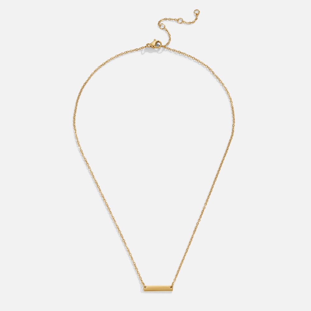RINA GOLD BAR NECKLACE