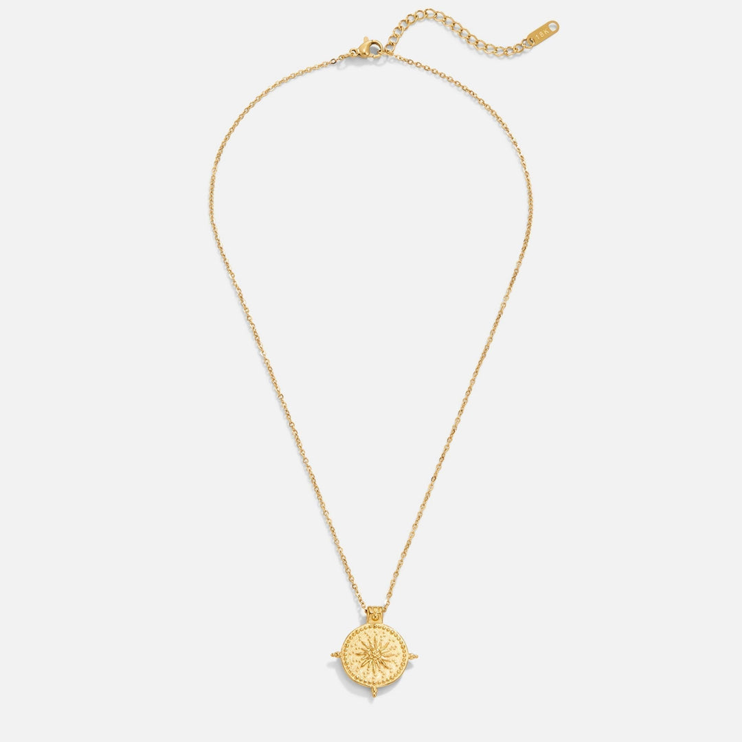 Sommer-Sonnenwende Gold Halskette