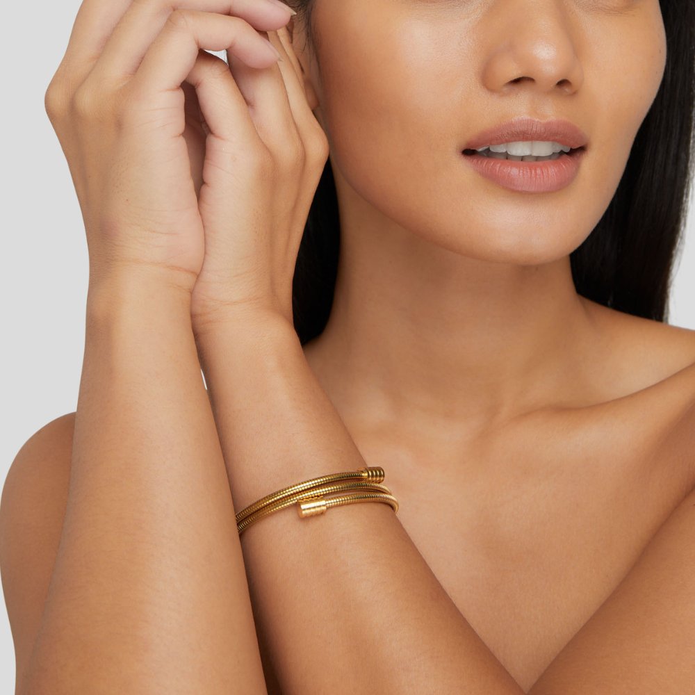 TWISTED GOLD BRACELET