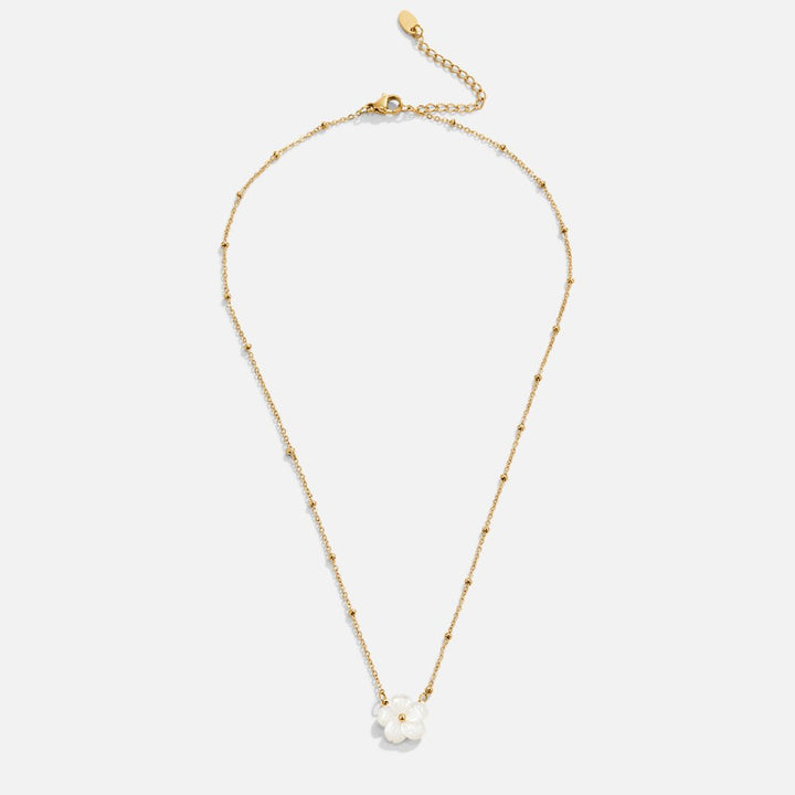 Weißes Blütenblumen-Halsband